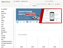 Tablet Screenshot of distriphone.com